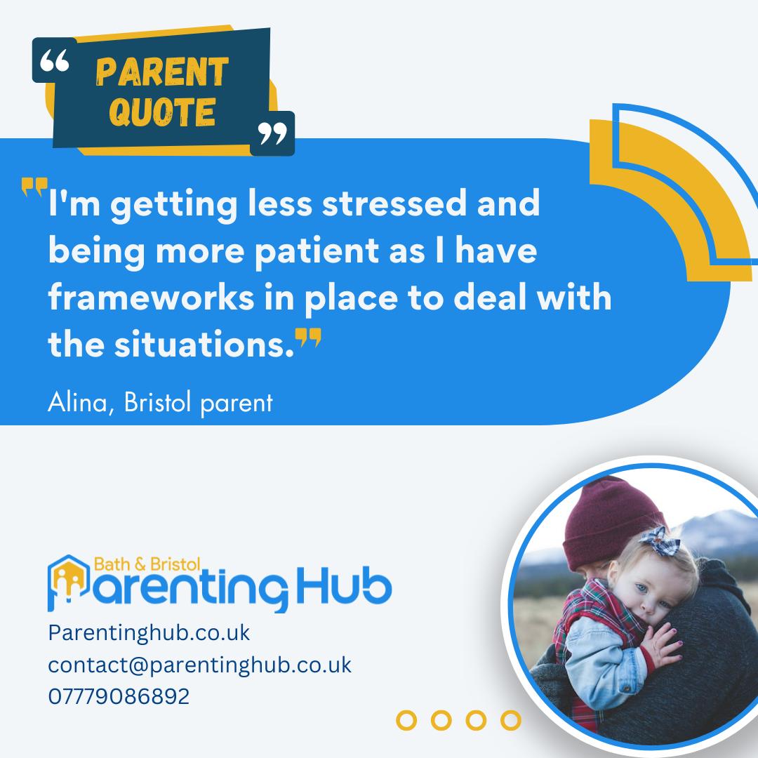 Parenting should be fun and enjoyable. It's not always going to be, but it should be most of the time.
Doing a course and putting in place new strategies, which over time become embedded, can increase the positives and decrease the negatives - for everyone.
https://parentinghub.co.uk